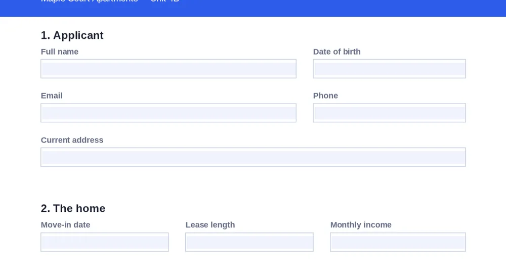 Fillable fields found automatically, ready to fill PDF form answers