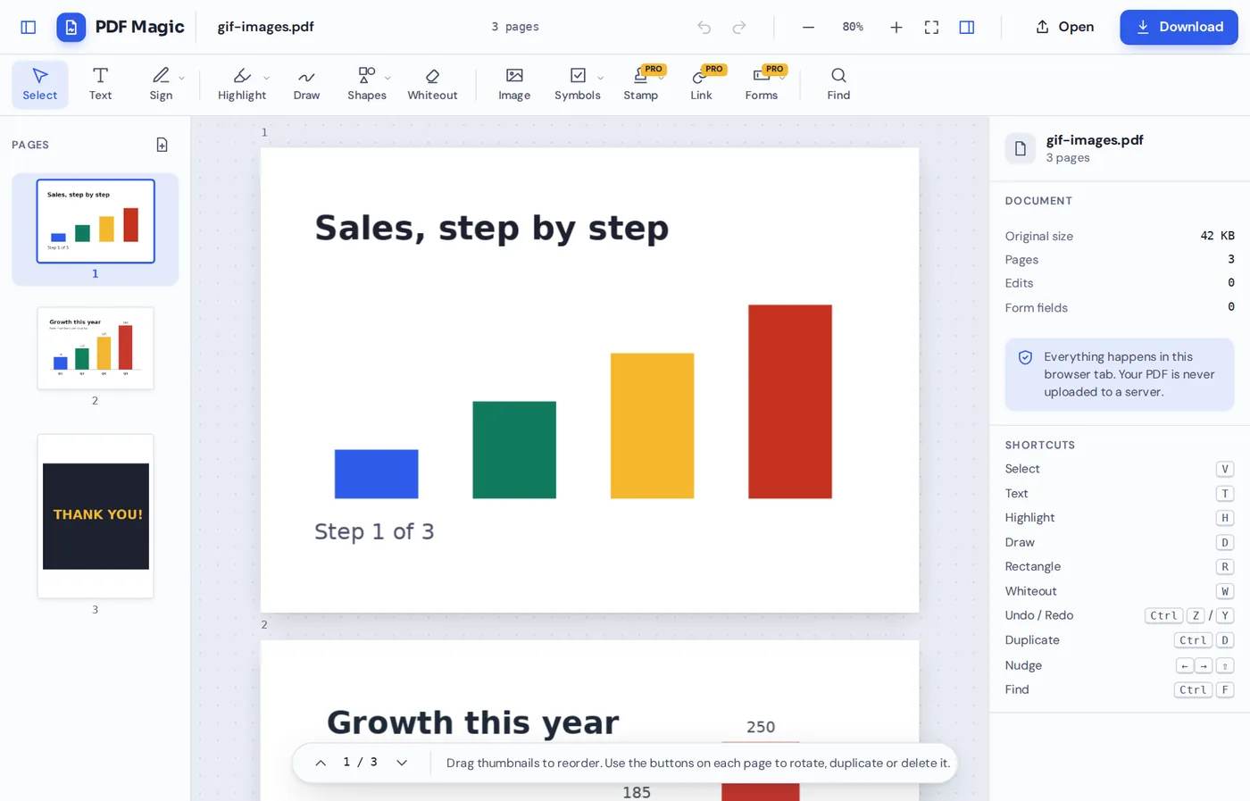 Charts converted with GIF to PDF, open in the PDF Magic editor on landscape pages